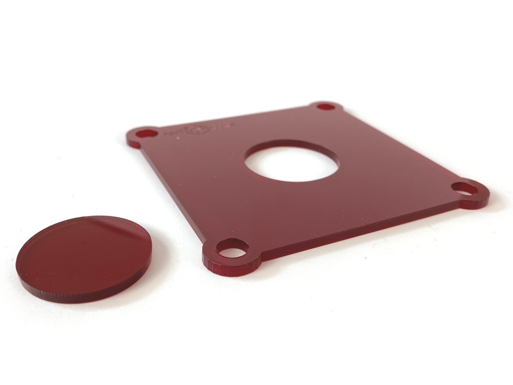 red cover plate 10x10 - PF